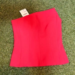 LZARA asymmetrical tube top NWT